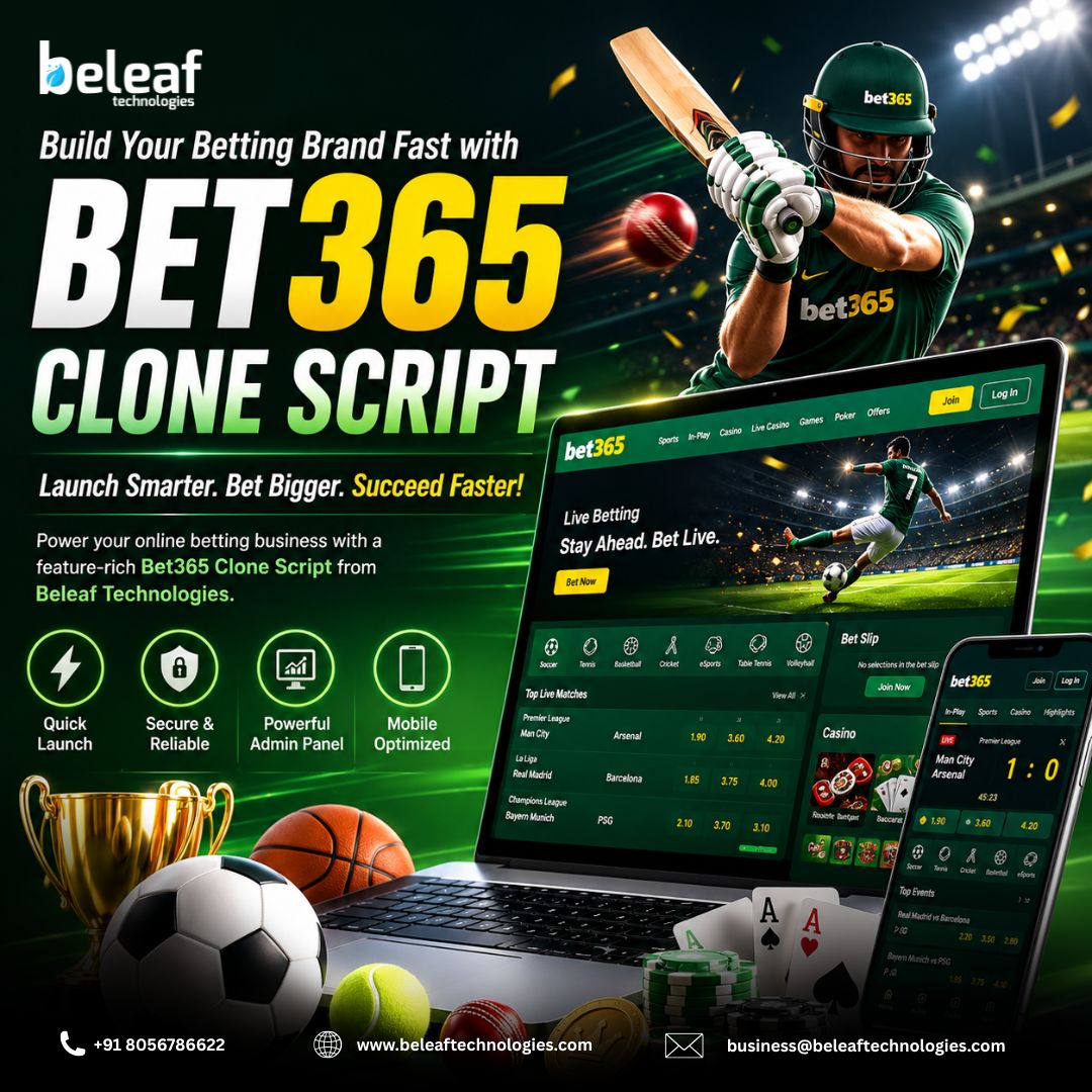 Betting Brand Fast with Bet365 Clone Script photo