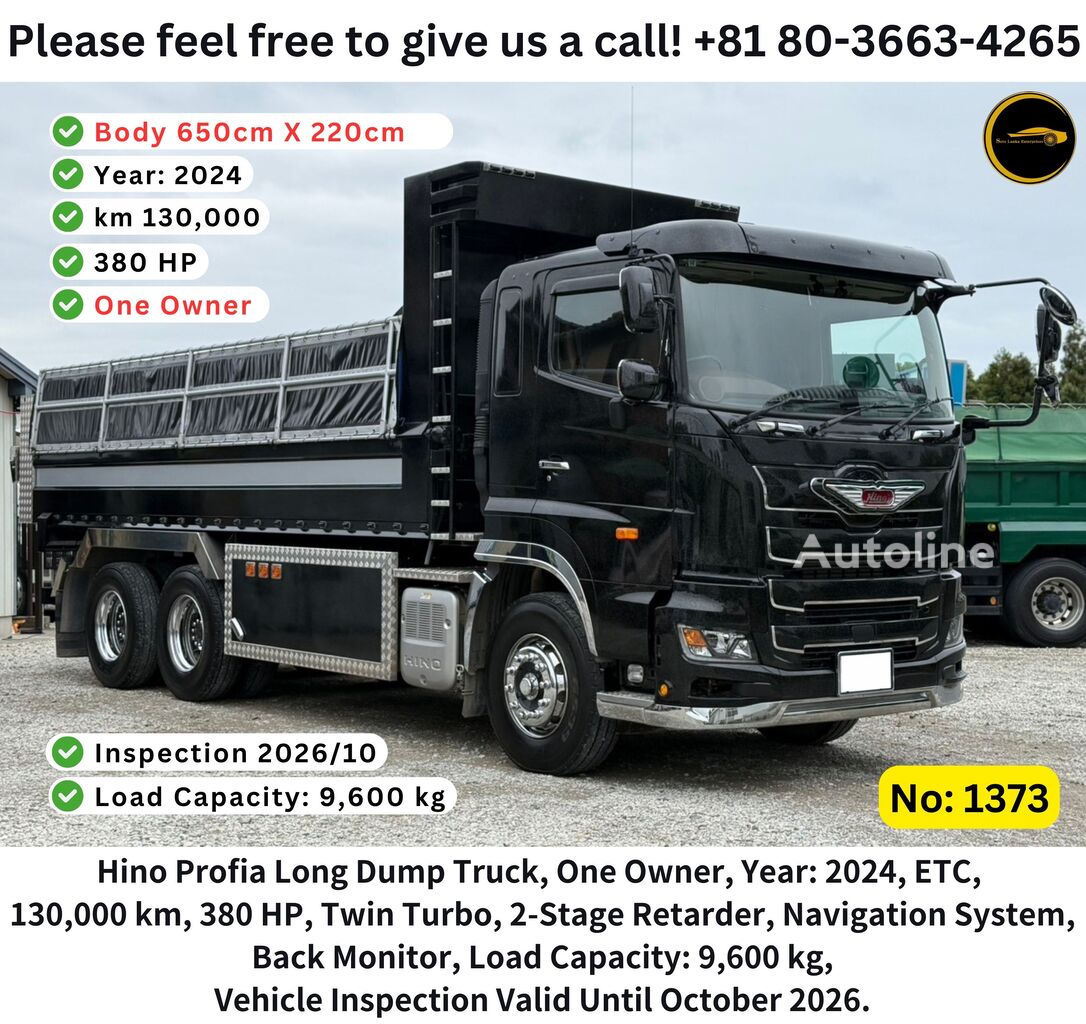 Hino profia dump truck photo